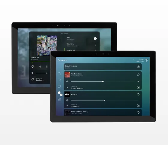 AC-Powered Mid-Box In-Wall Touchscreens for T4